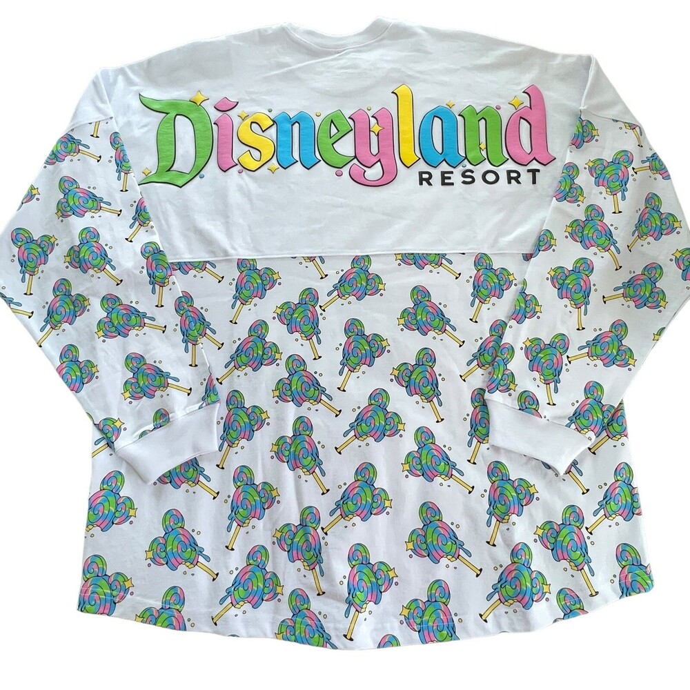 Disneyland Resort Spirit Jersey Mickey Ears Lollipop Allover Print Adult XXL